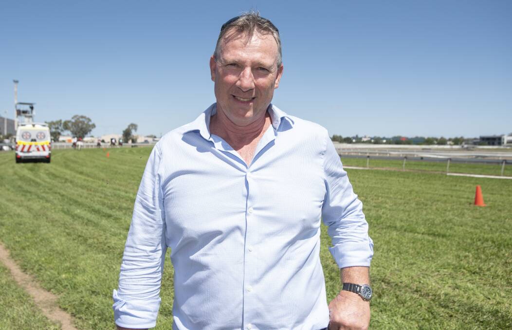 HOME TRACK: Gavin Groth will potentially have three runners at Gunnedah on Saturday. He said Bard's Voice and Pitapat will run while he is undecided on Bring The Joy. Photo: Peter Hardin
