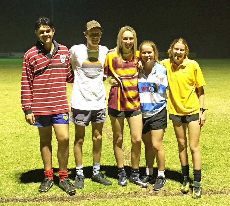 The juniors had a great time on the night. Photo: Supplied