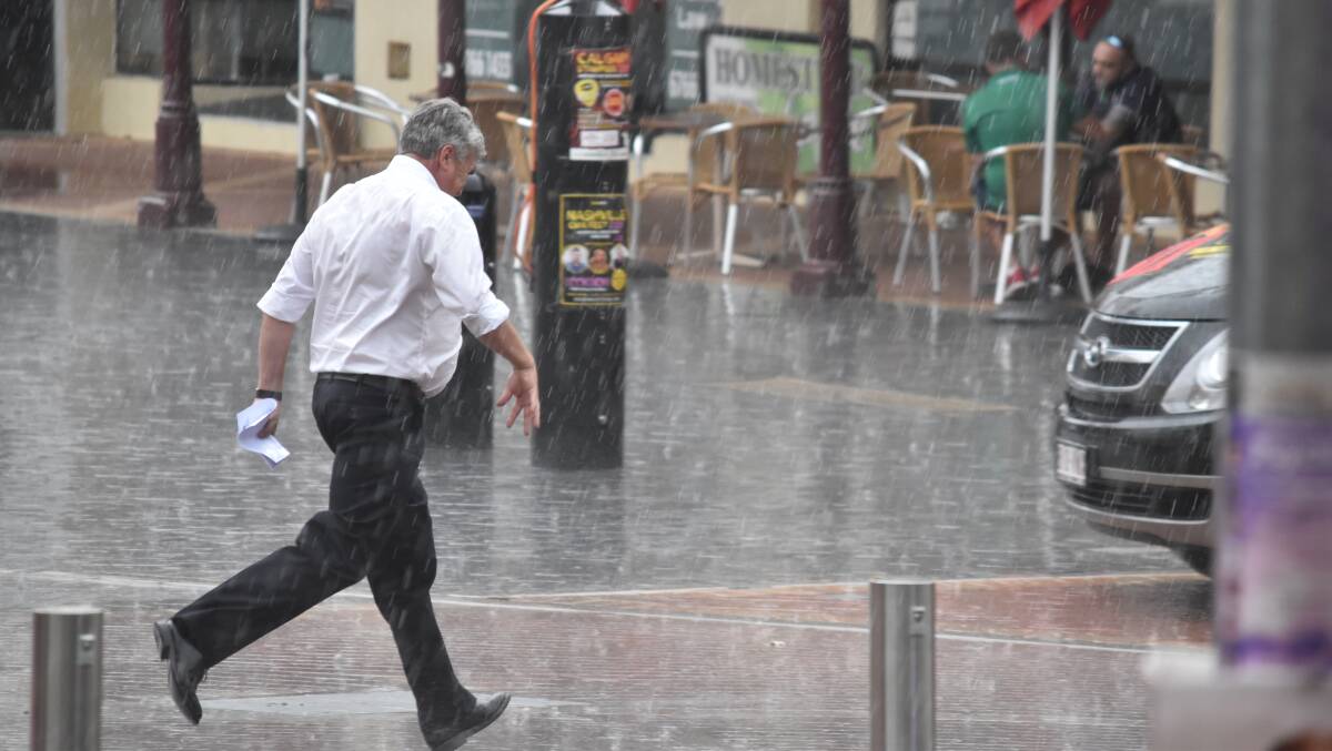 STORMY: You might need your umbrella if you head outside on Thursday. Photo: Ben Jaffrey
