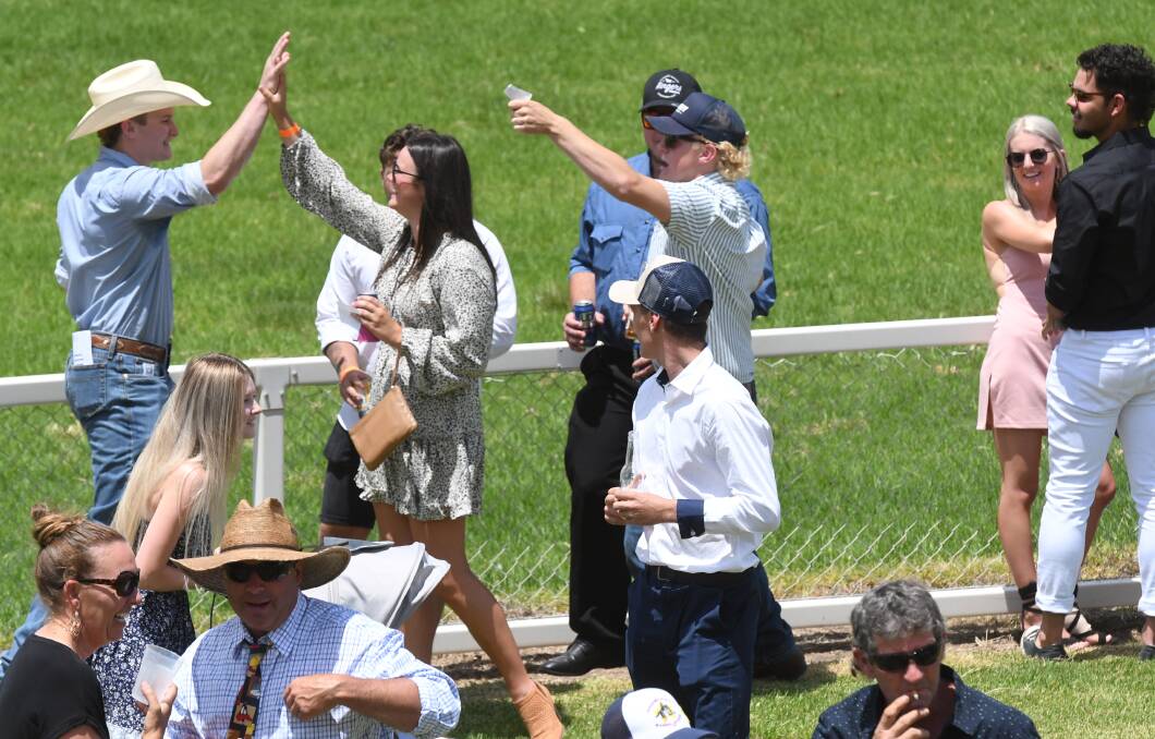 BIG DAY: The Quirindi Jockey Club are hoping for another healthy crowd, like they had on Boxing Day (pictured), to turn out on Friday. Photo: Gareth Gardner