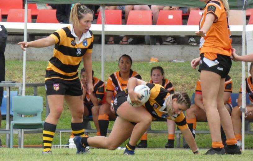 STANDOUT: Tigers rake Sarah Stewart was one of the side's best in a disappointing loss last week in the women's competition.