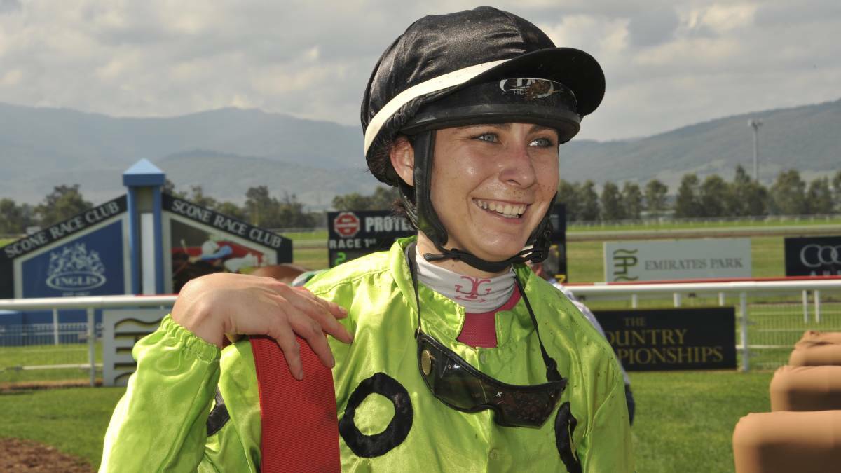 ALL SMILES: Apprentice jockey Chelsea Ings rode Epic Decision to victory. Picture: bradleyphotos.com.au