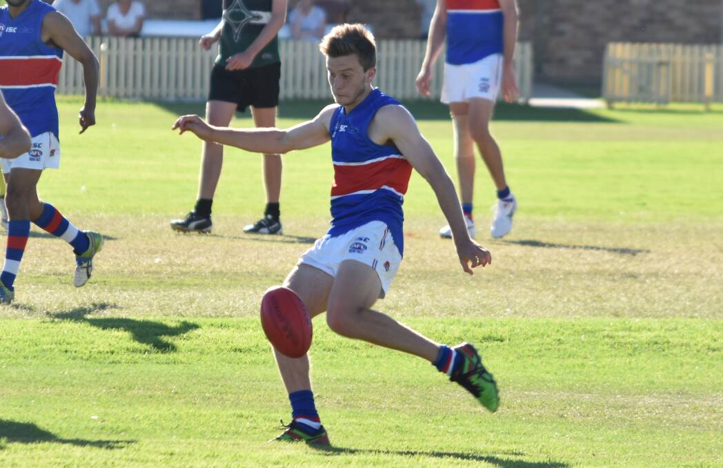 PREPARATION: Jasper Thomas is working on a few areas of his game ahead of the AFL North West season.
Photo: Ben Jaffrey