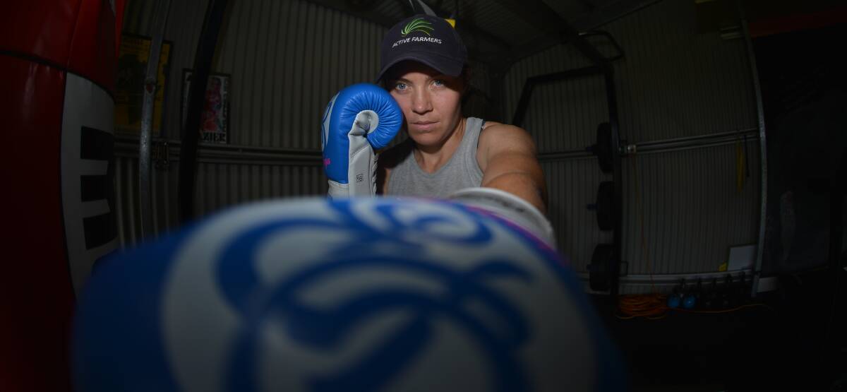 THE TIME HAS COME: Enja Prest is making her professional boxing debut against Katie Mitchell.
Photo: Ben Jaffrey