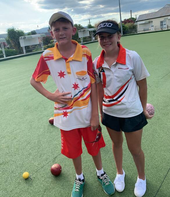 MATCH-UP: Tim Thorning and Tarnee Ingram after their singles final. Photo: Supplied