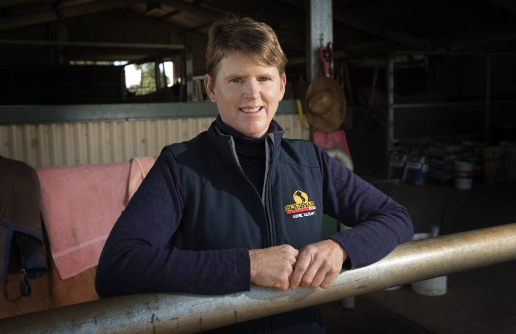 MAKING THE TRIP: Sally Torrens will bring two horses to Tamworth for the club's winter showcase meeting. Photo: Peter Hardin