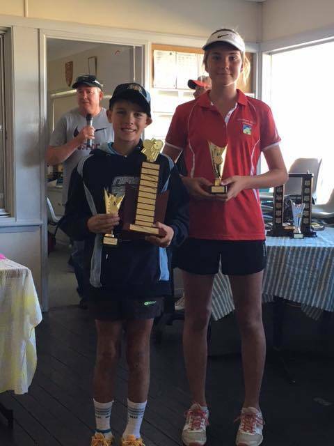 The award for the most outstanding players in the Junior Development Series went to Mason Louis and Danielle Bishop.
