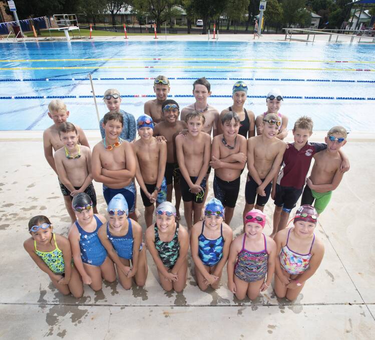 TEAM POWER: Starting on Friday, Swimming Gunnedah will contest the NSW Country Championships in Sydney. Photo: Peter Hardin