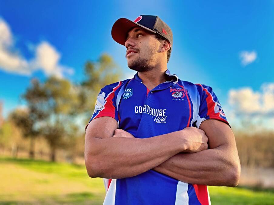 Cameron Maxwell poses after Saturday's clash at Manilla. Picture by Mark Bode