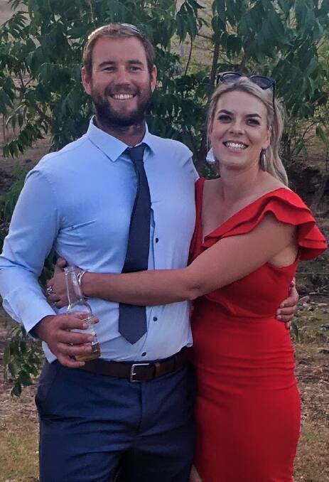 RUSTED ON: James Mack and Danielle Boland are two of Gunnedah's most accomplished athletes and will marry in April. Photo: Supplied.