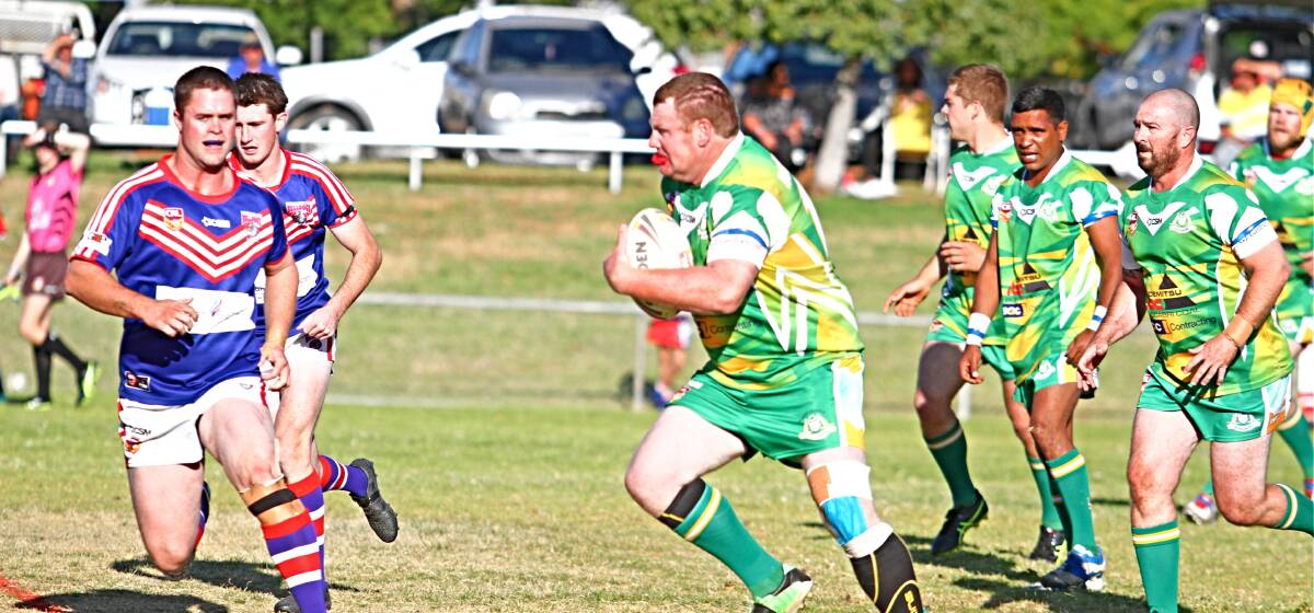 Haire's two tries kept Boggabri in touch with Gunnedah until deep into the match.