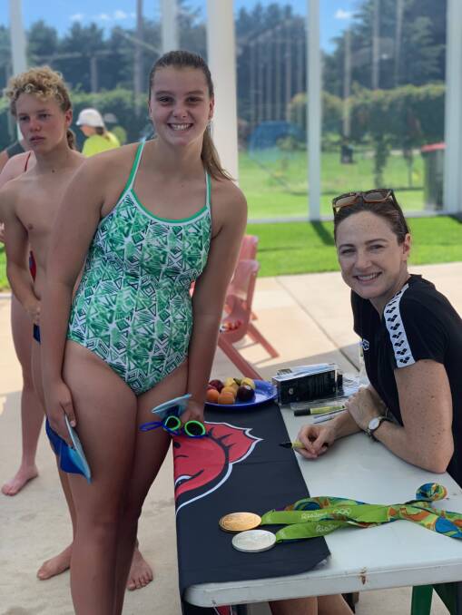 CLOSE ENCOUNTER: Lush and swimming great Cate Campbell.