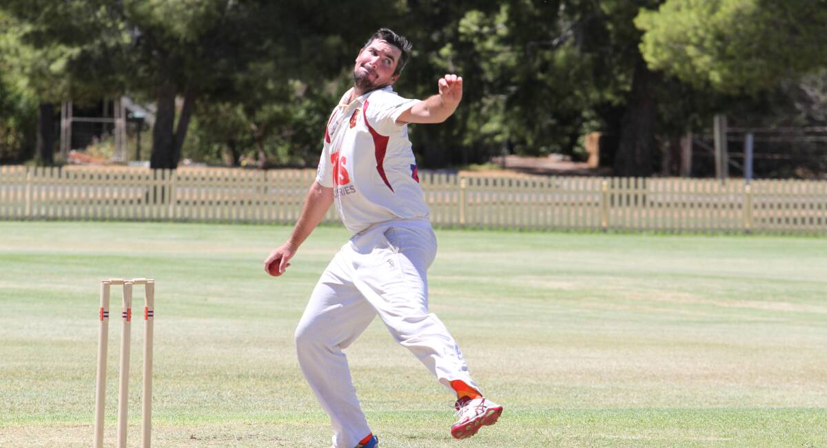 IMPACTFUL: Albion's Luke Ryan has snared 6-18 against Court House at Wolseley Oval.