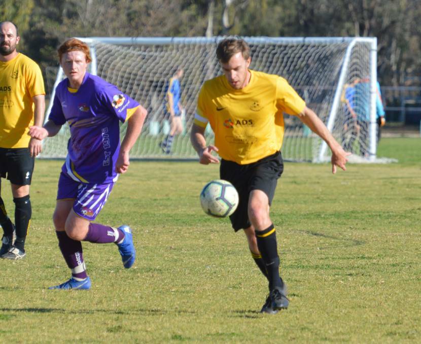 BATTLE HARDENED: "One good thing about our team is we do rise up," says Gunnedah FC captain Matt Williams.