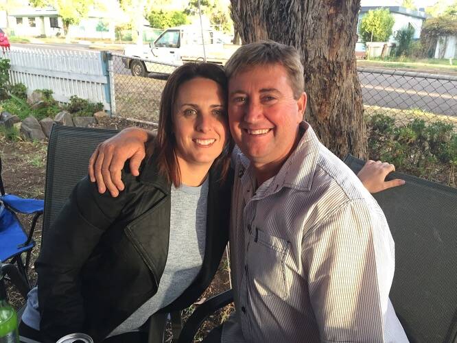SOUL MATES: Troy and Rebecca Sands. Photo: Supplied