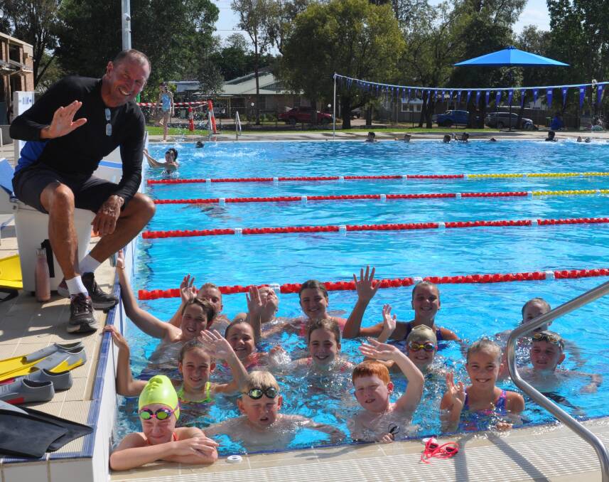 GOGGLES ON: Swimming Gunnedah head coach John Hickey will lead his squad at the home long-course carnival on Saturday. Photo: Supplied