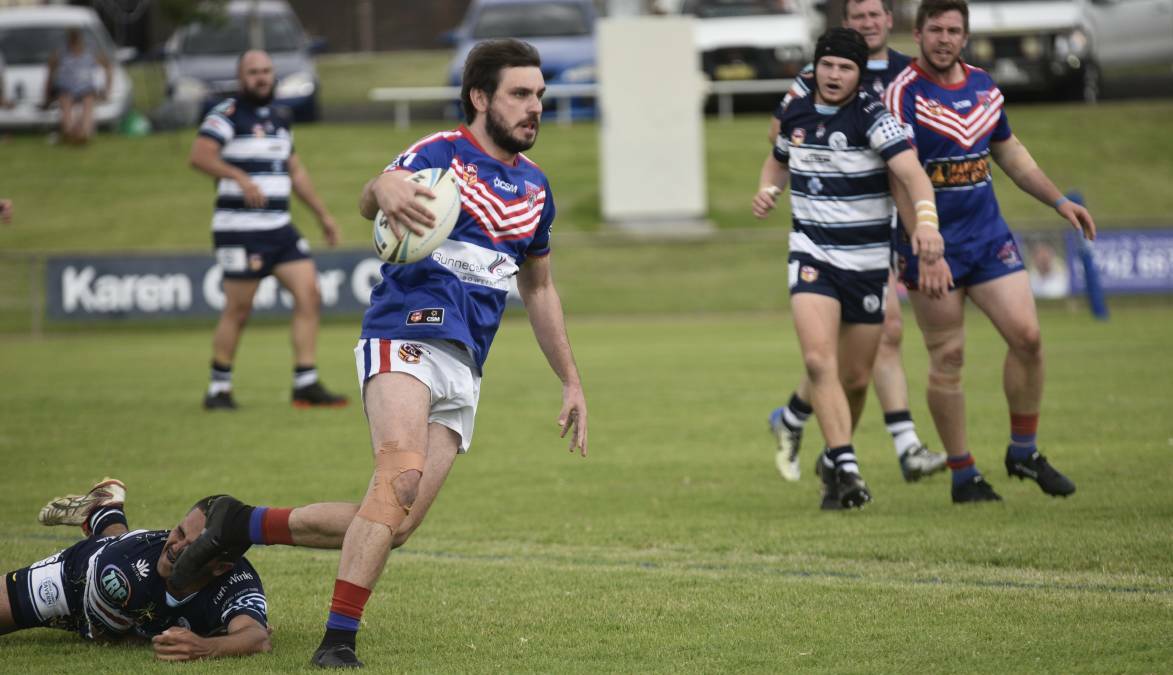 DOGGONE: The Bulldogs side who will meet Kooty on Sunday will feature only six players from last year's grand final side including centre Aaron Donnelly (pictured).