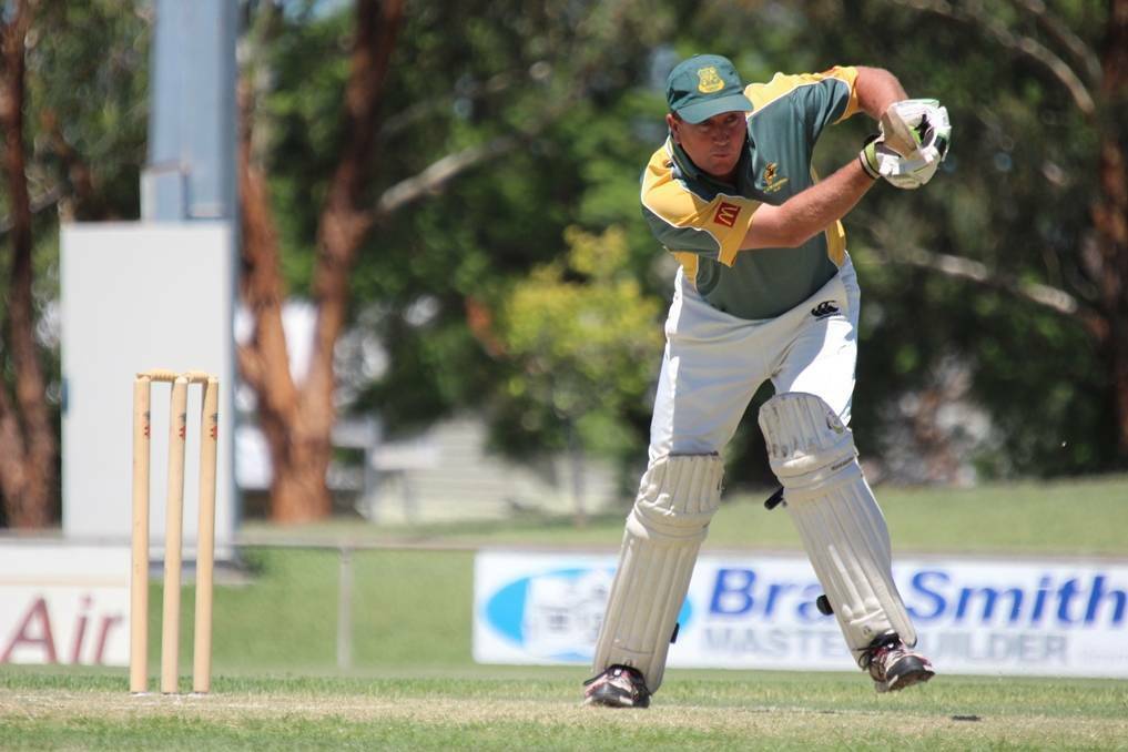 DUDDED: Veteran Troy Sands was among the Gunnedah players who did not get a chance to shine after Armidale's controversial War Veterans Cup forfeit last Sunday. 
