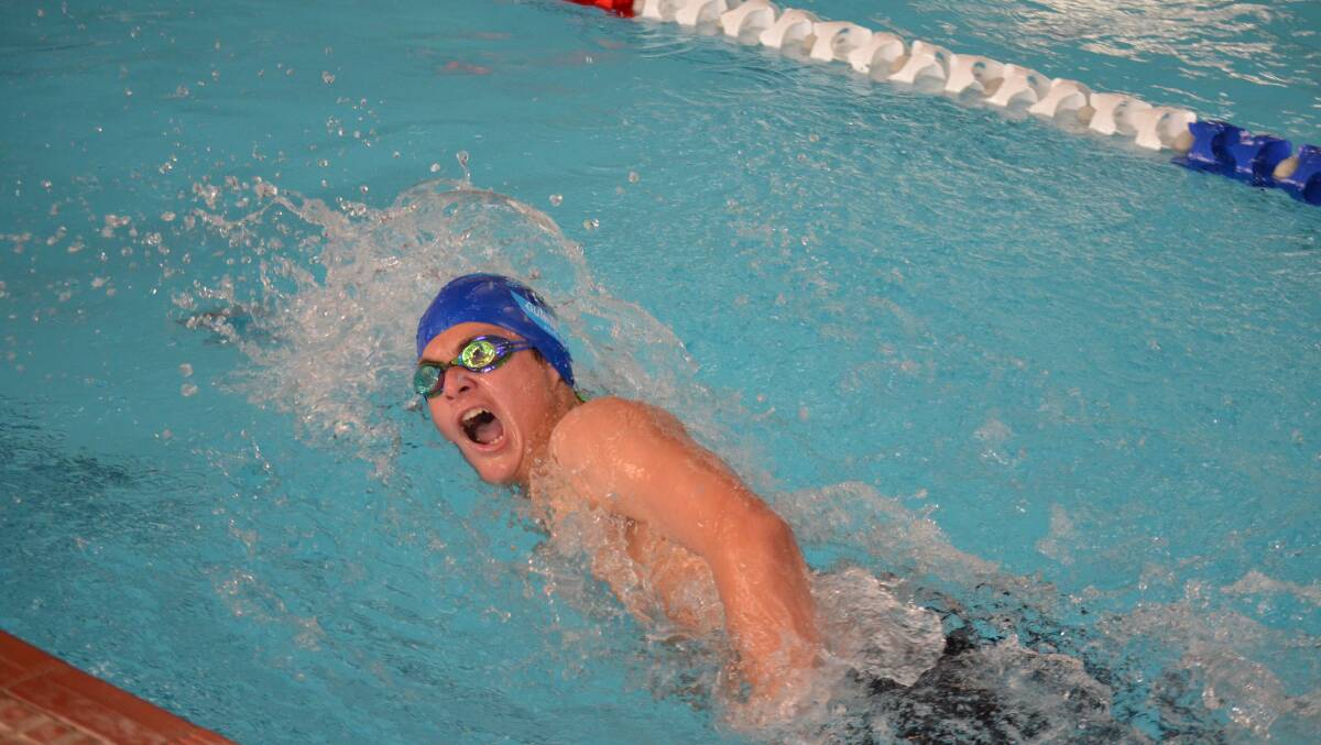 ASCENT: Kurt Rennick, 15, was a big improver at the carnival, placing second in the 100m backstroke and 200m freestyle while coming fourth in three other events. 