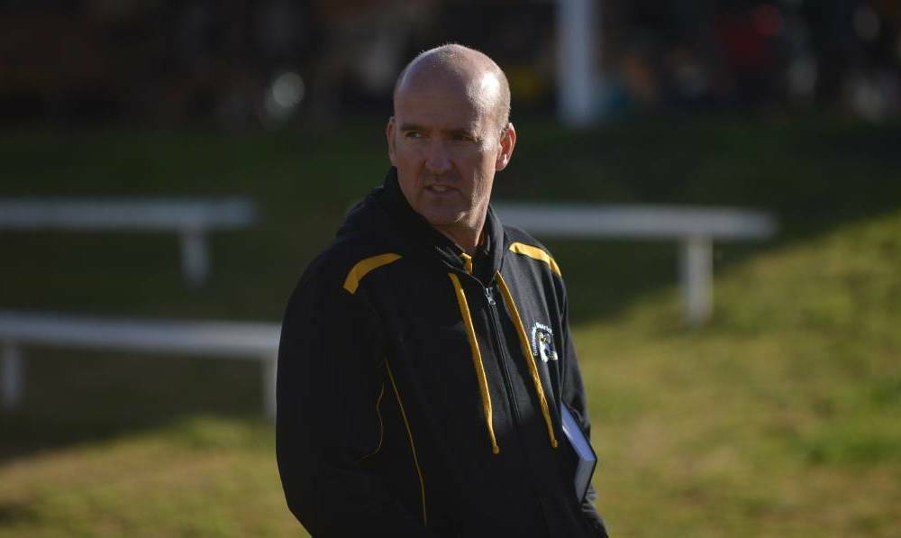 IN CHARGE: Gunnedah FC coach Andy Cygan will oversee his side's clash against Kootingal on Saturday.