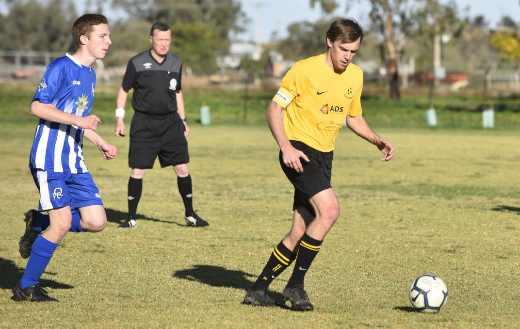 THE GOAL: Gunnedah FC will look to rebound from a rare defeat when they host Quirindi on Sunday.