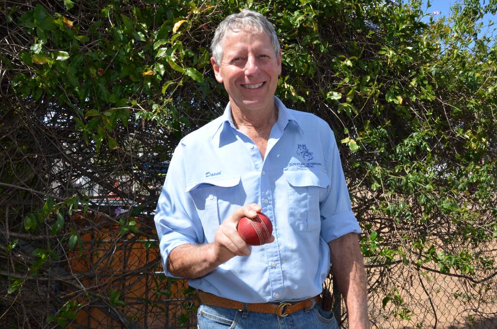 GOOD LUCK: David Amos is off to the over-60 state cricket championships.