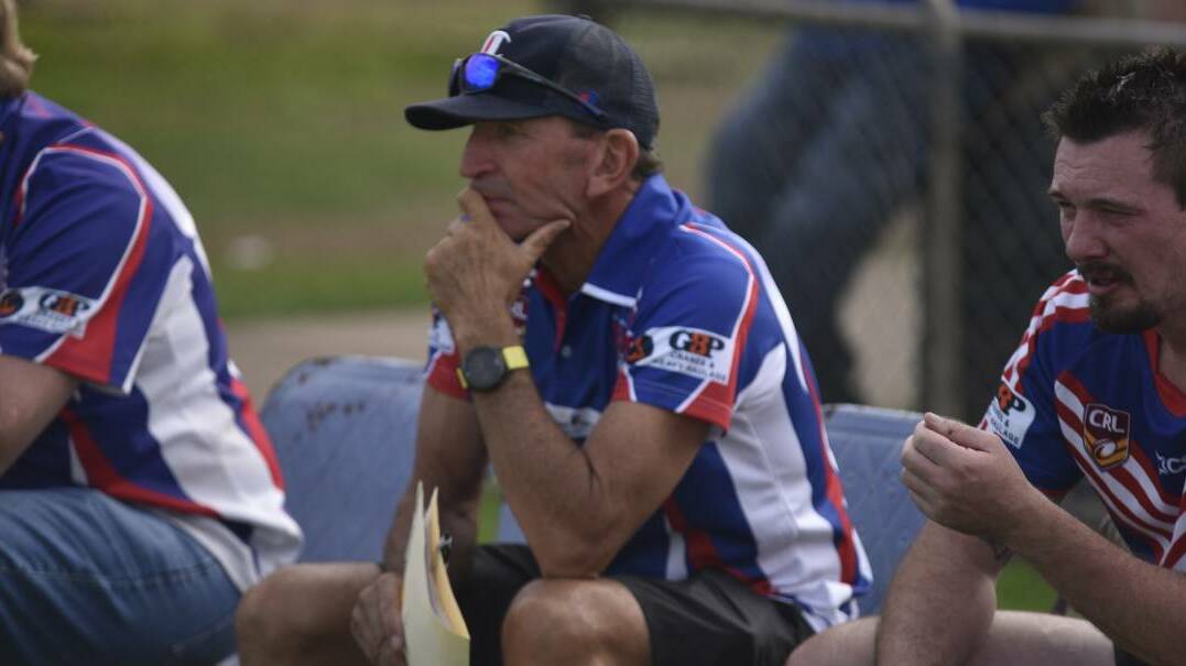 OH NO: "With shift work, everyone's all over the place," says Gunnedah coach John Hickey, in reference to the side's 2019 preparation.