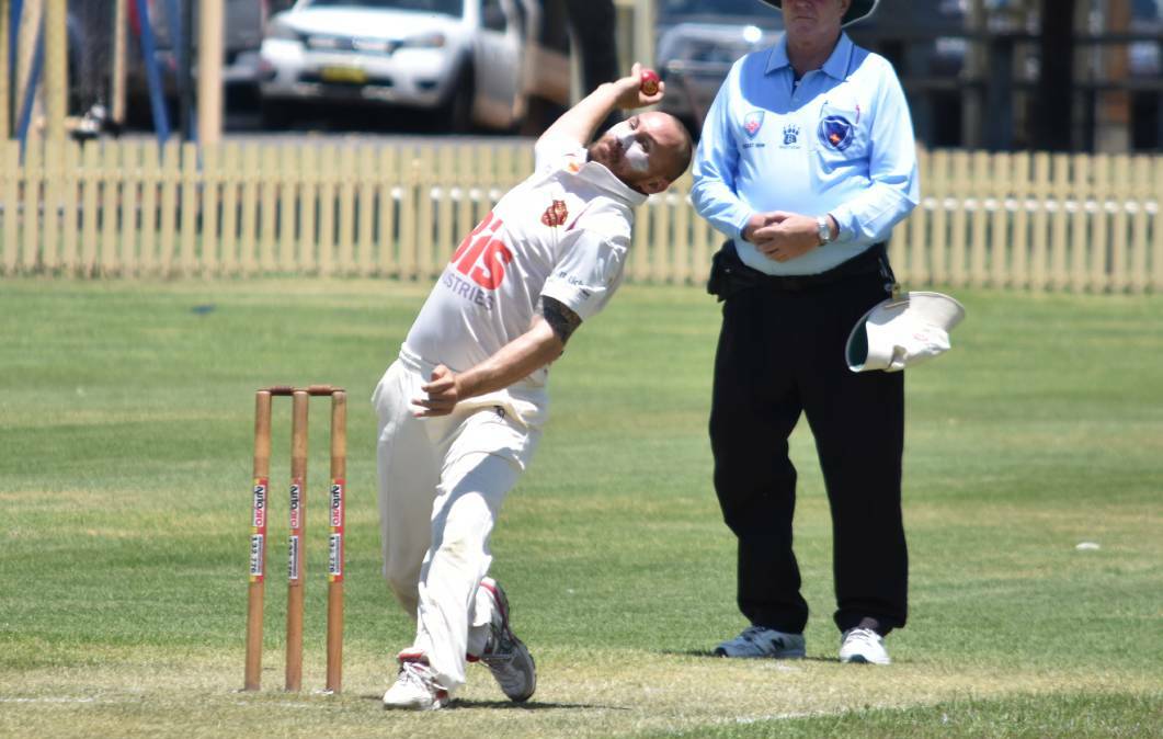 INFLUENTIAL: Brad Jenkinson is best known for his lethal bowling, but it is his batting that could decide the match against Court House on Saturday. Photo: Ben Jaffrey