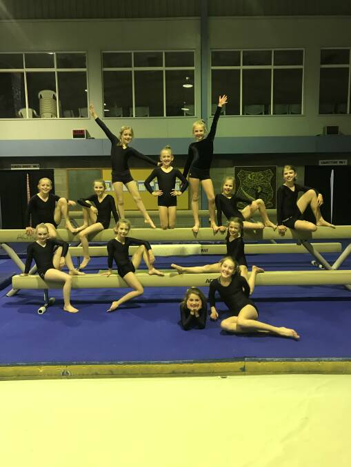 BRING IT ON: Gunnedah gymnasts set to compete in the Tamworth Country Capital Cup.