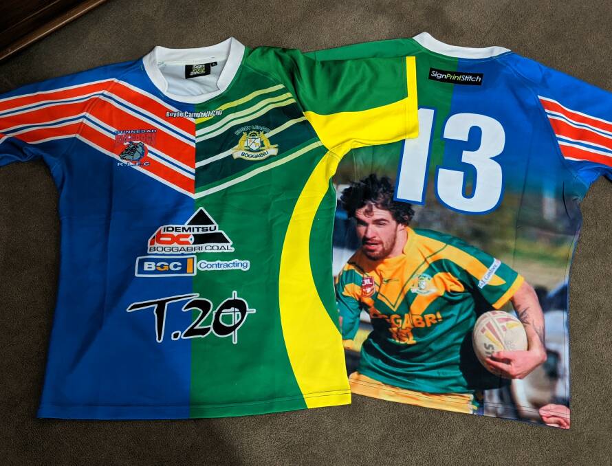 On Saturday, the Roos will auction five special jerseys donated by SignPrintStitch.