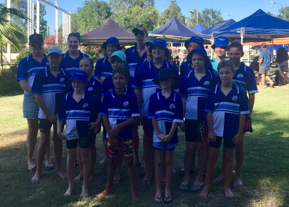 ON FIRE: Swimming Gunnedah's squad has continued to deliver impressive performances. Photo: Contributed.