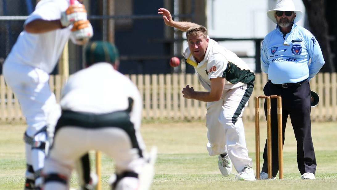 NO CIGAR: Another good performance by Troy Sands with the ball could not save Gunnedah against Narrabri, who will host Tamworth in Sunday's War Veterans Cup final.