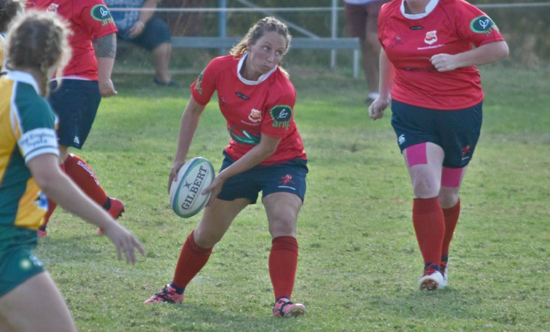 LEARNING CURVE: Sarah Stewart has described as "pretty daunting" her 15s rugby debut this weekend, when she will play for Central North at the Country Championships.