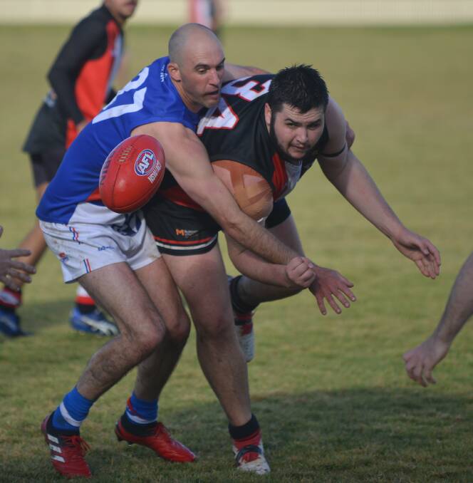MR LUCKY: Mitchell Swain has returned to the Bulldogs after a premiership-winning season at Manilla. Photo: Mark Bode