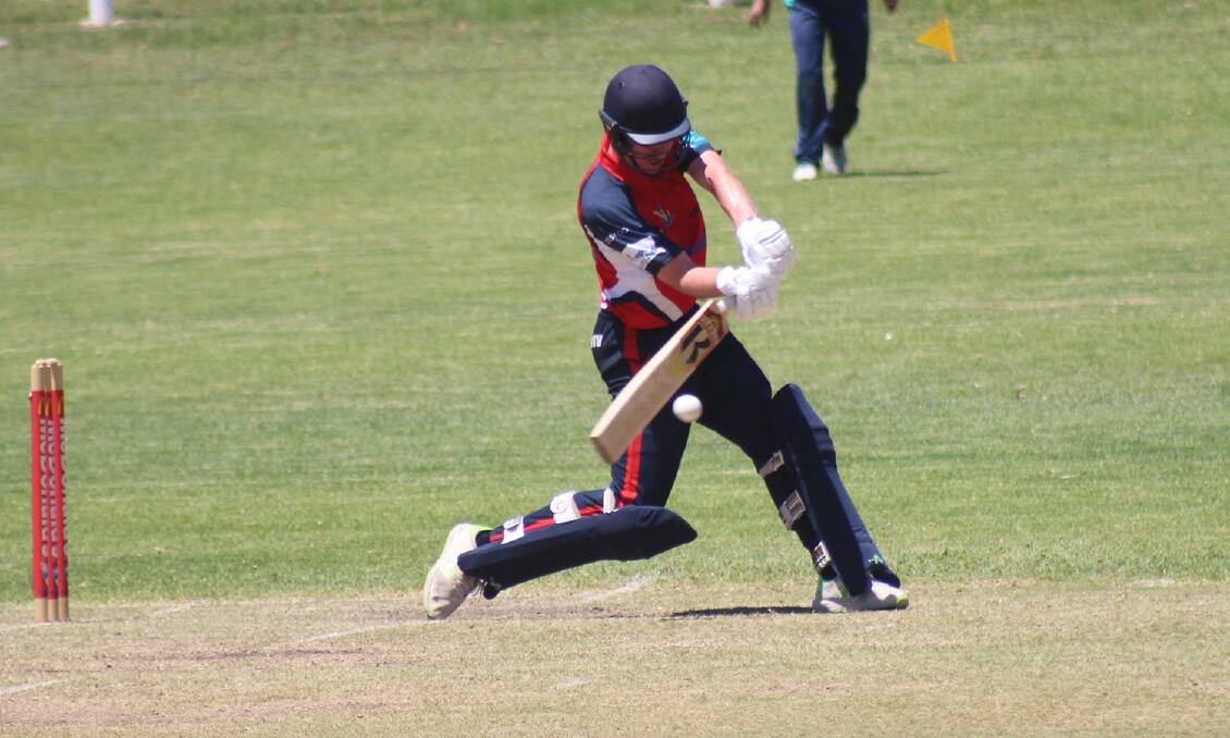 POWER PLAY: Will Fort en route to a 46-ball 58 in a Twenty20 loss ot Riverina on Wednesday. Photo: North West Courier