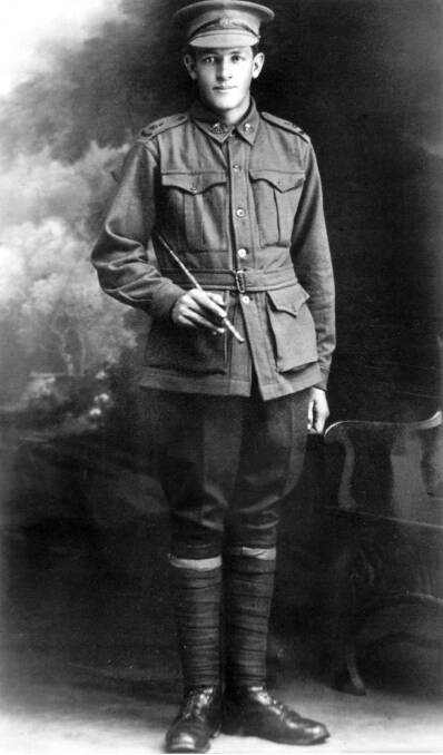 Served his country: Gunnedah man Howard Douglas served with the 55th Battery, 14th Australian Field Artillery.