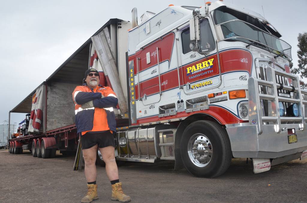 FIRST TIME: Shane Kennewell, of Parry Logistics, Tamworth, made his first visit to AgQuip on Monday ahead of the official opening on Tuesday.