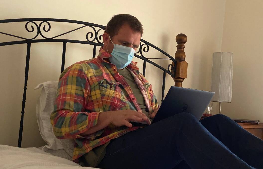 QUARANTINED: Clayton Barr is in isolation for 14 days after he was deemed a close contact of COVID-positive MP Adam Marshall.