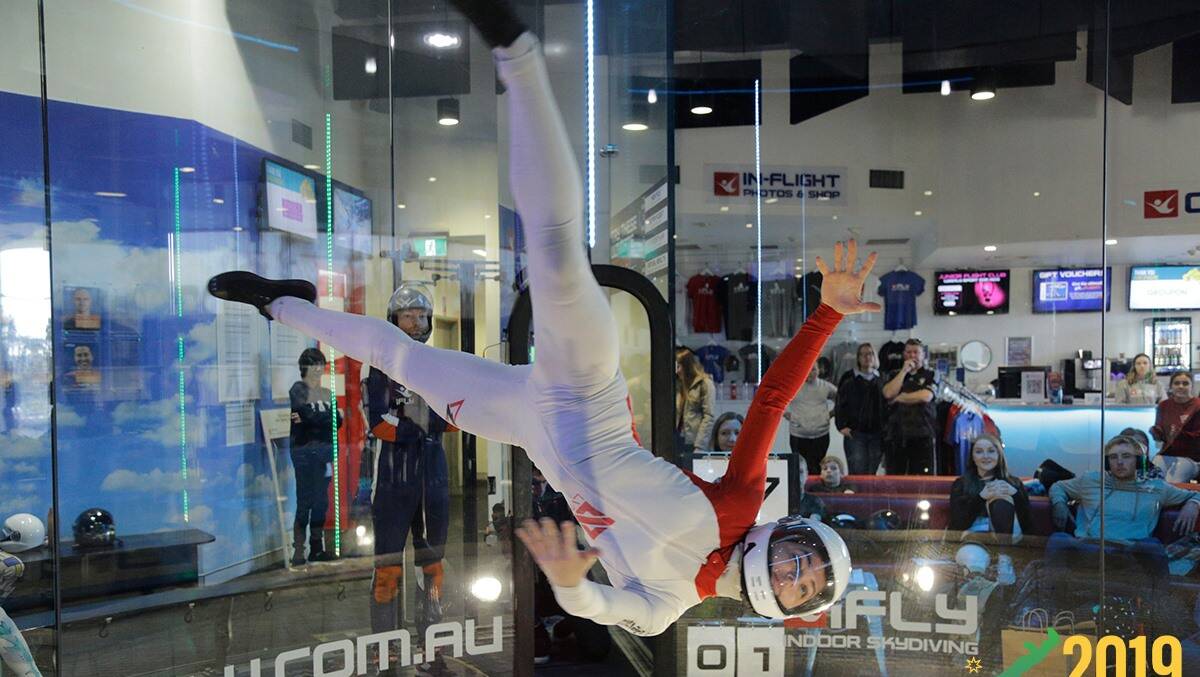 Indoor skydiver soars her way to national title