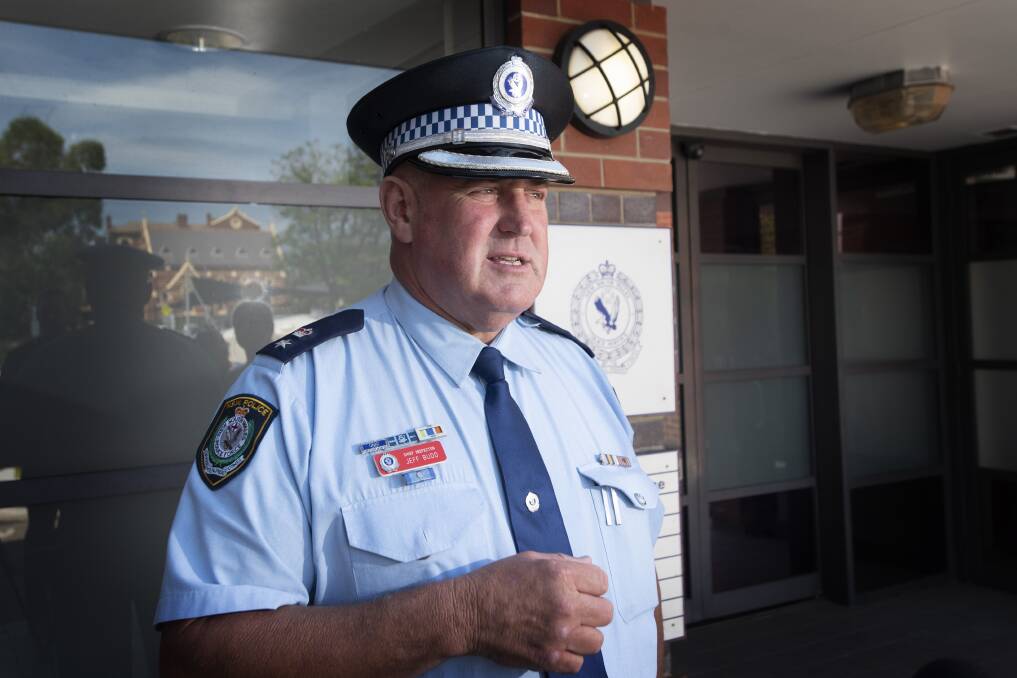 HUGE RISK: Oxley Police Acting Superintendent Jeff Budd said a tragedy was narrowly avoided on Tuesday night when a huge flood rescue operations took place. Photo: Peter Hardin