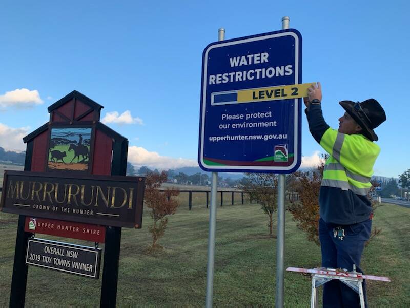 NO WORRIES: Murrurundi was one of the many nearby towns that have had water restrictions ease back recently. Photo: Upper Hunter Shire Council