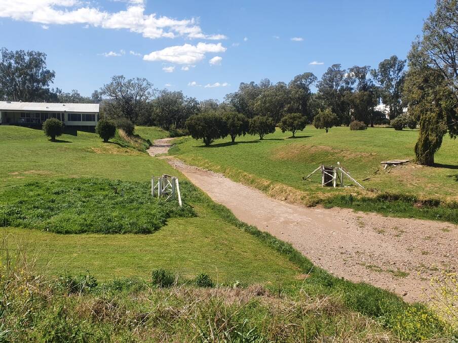 NO CROSSING: A GoFundMe page has been set up for Werris Creek Golf Club so it can tee up essential repairs. Photo: Supplied