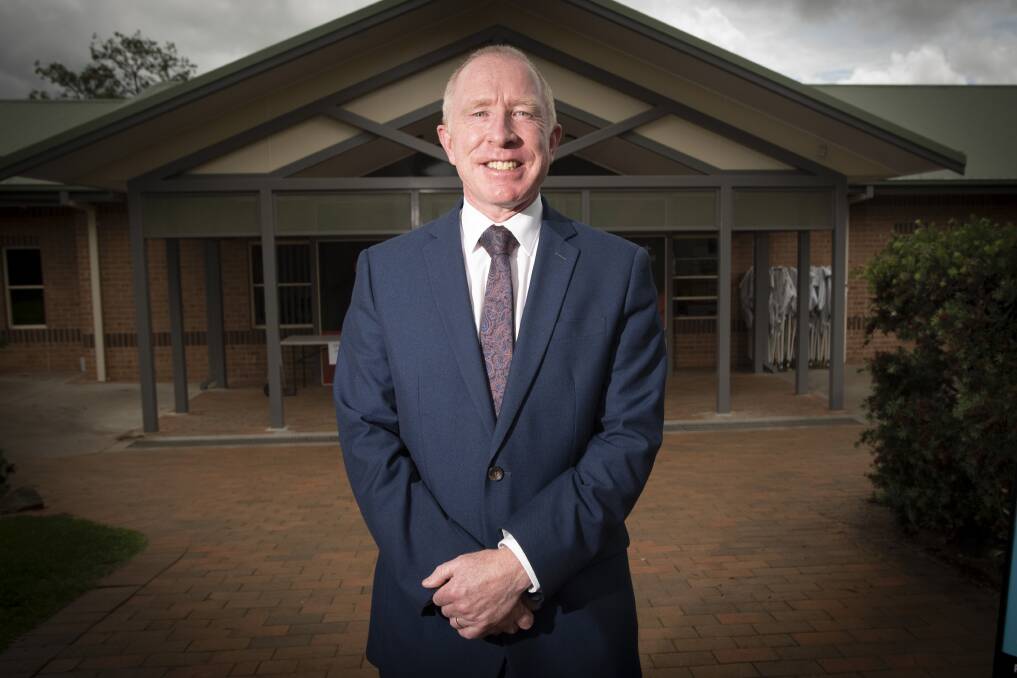 CHANGE: Carinya CEO David Jones is moving on from his role as principal after six years, but will still play a vital role at the Tamworth christian school. Photo: Peter Hardin