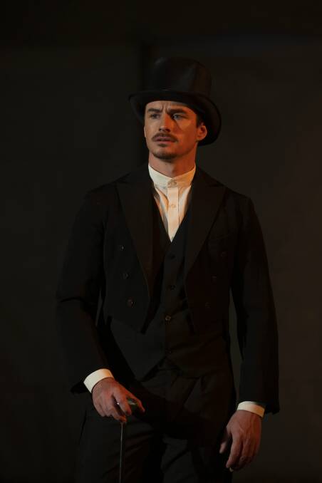 Sydney-based actor Paul Hughes plays the role of James Henry Ashton from the Ashton Circus. Photo: Simon Cardwell from Cardwell Photography