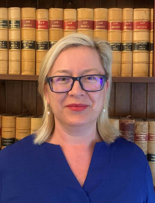 INDEPENDENT: Lawyer and business chamber president Juliana McArthur is running for counicl. Photo: Supplied 