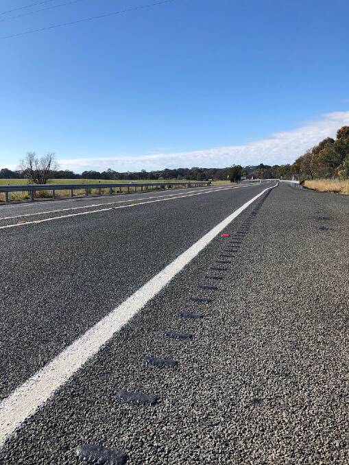 READY TO RUMBLE: Rumble strips reduce the likelihood of a motorist departing their lane by up to 25 per cent. Photo: Transport for NSW