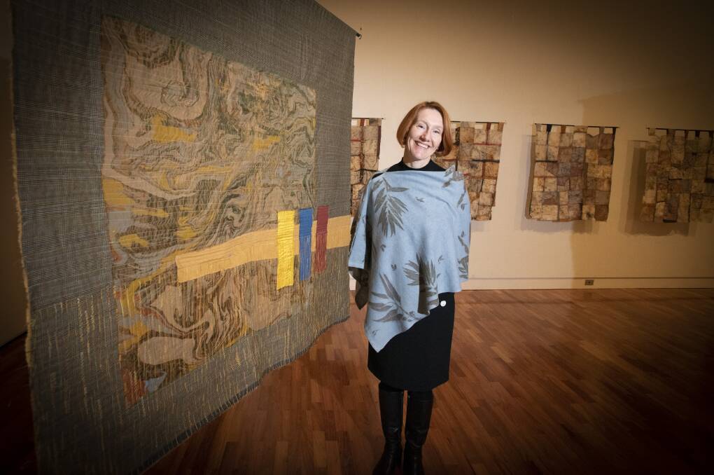 OPEN: Tamworth Regional Gallery director Bridget Guthrie is welcoming expressions of interest for the 5th Textile Triennial. Photo: Peter Hardin 