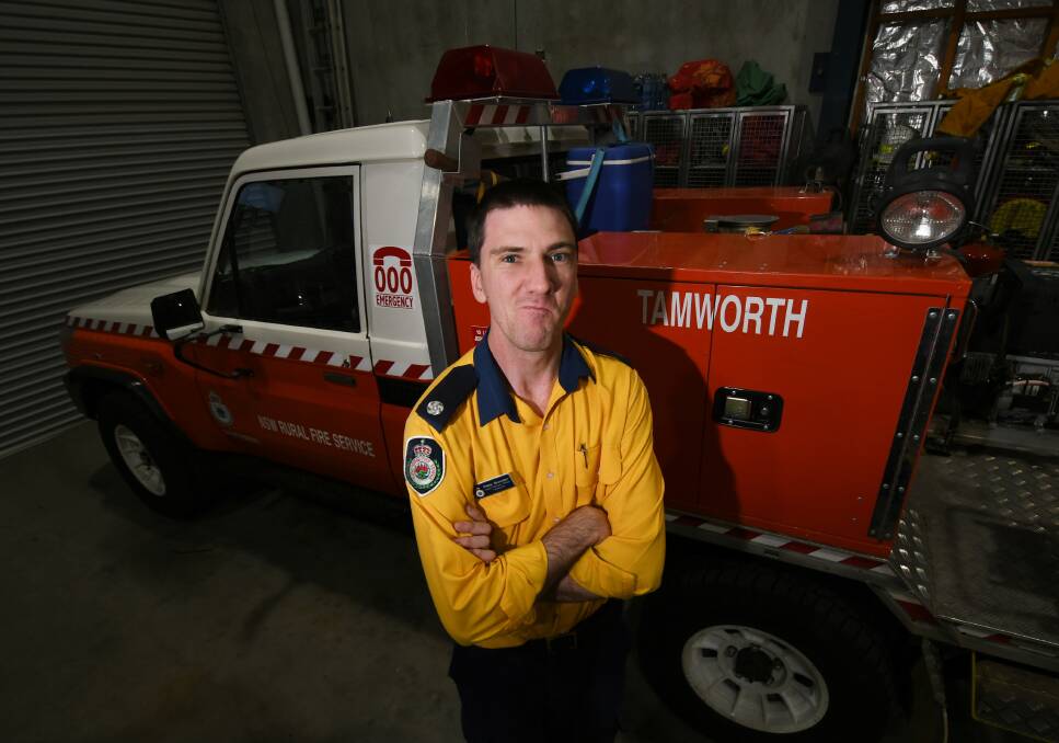 RIGHT TIMING: Tamworth district RFS officer Phillip Brunsdon said burn-offs are not imminent, but will still take place. Photo: Gareth Gardner.