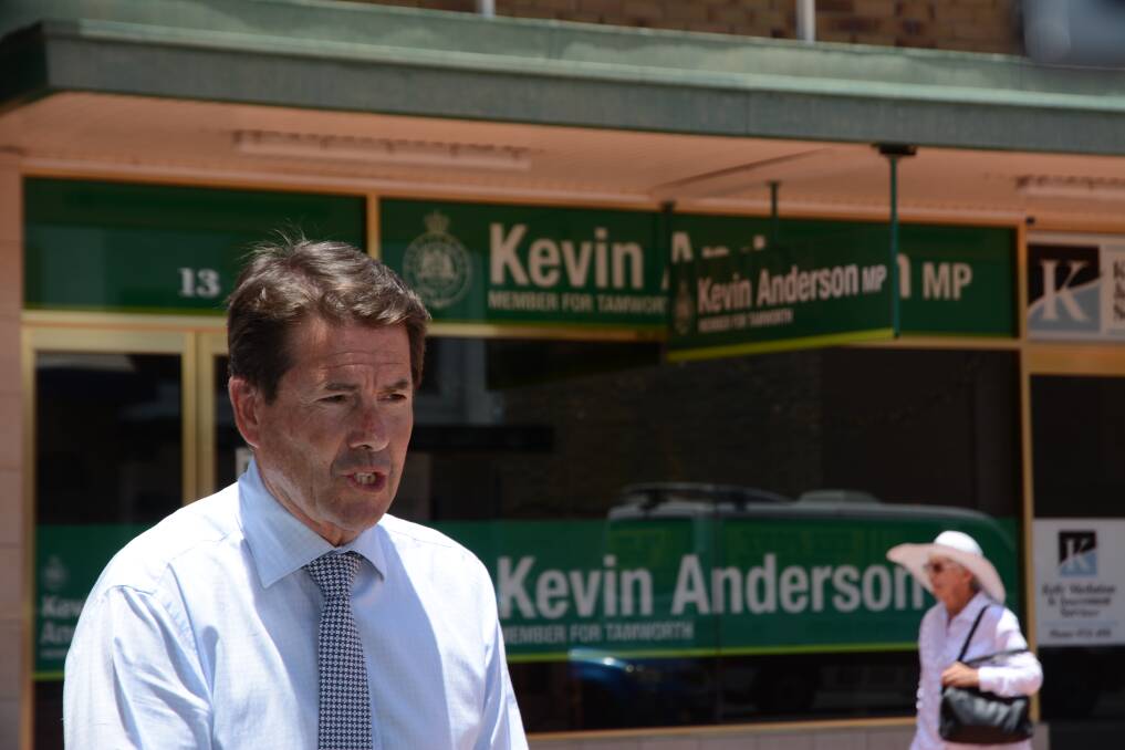 NEW ROLE: Tamworth MP Kevin Anderson is looking forward to having more responsibility following the NSW cabinet reshuffle. Photo: Cody Tsaousis