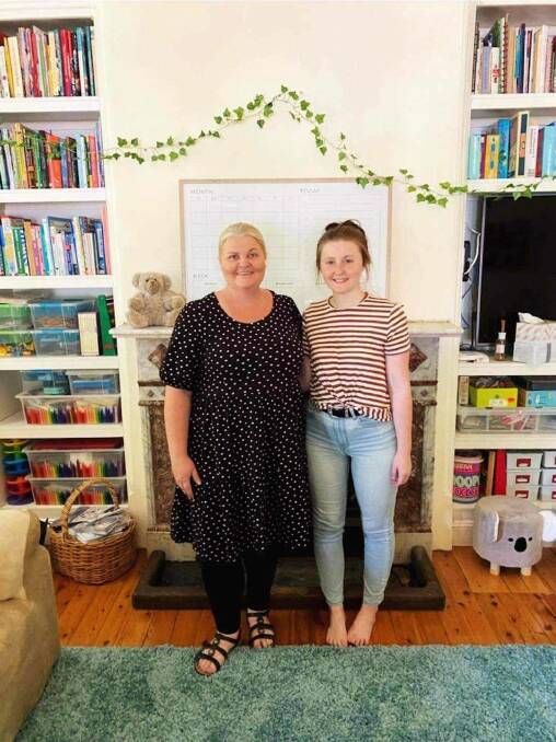 NEW ADDITION: Leigh-Ann Barton, pictured next to her daughter Ellianna, will be starting her new role for Gunnedah Family Day Care next month. Photo: supplied.